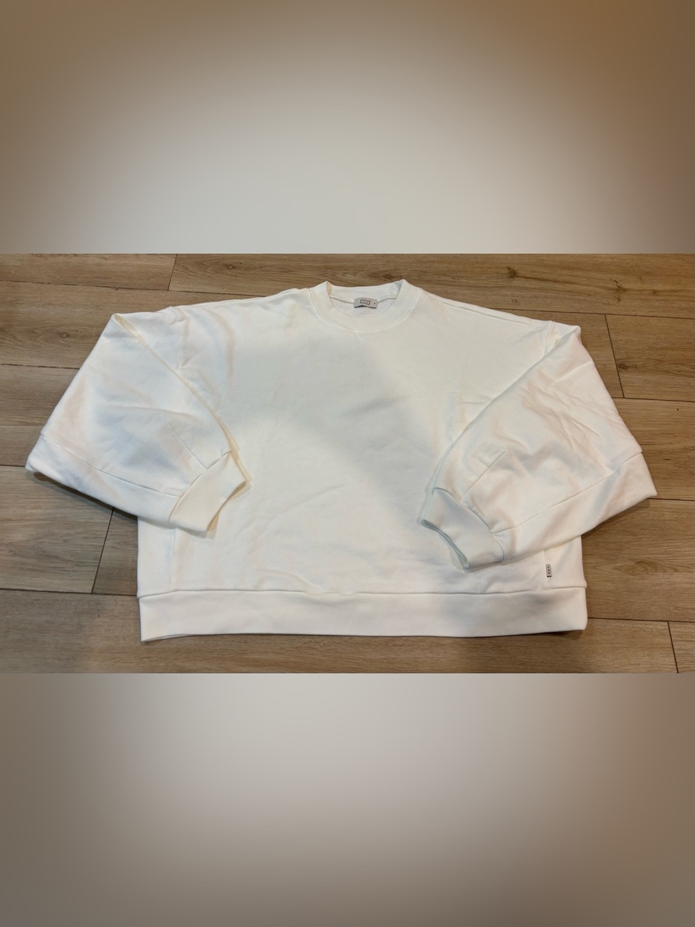 AYR all yours BFF French White Crewneck Sweatshirt Size XL Excellent